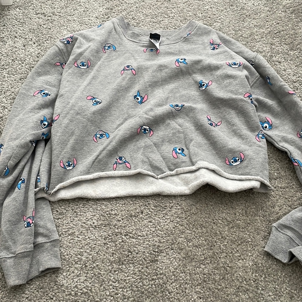 Stitch cropped sweater